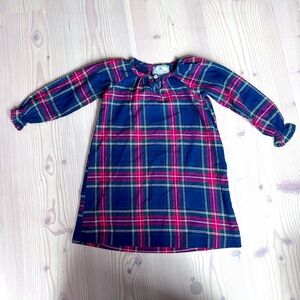 Plaid Kids Pajamas - Blue and Red